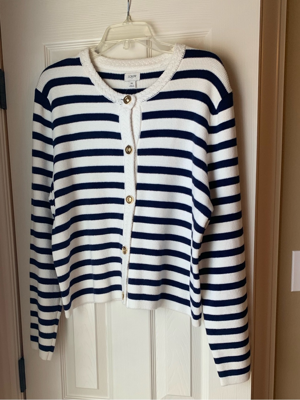 NWT - J. Crew - Striped Sweater - Size XL